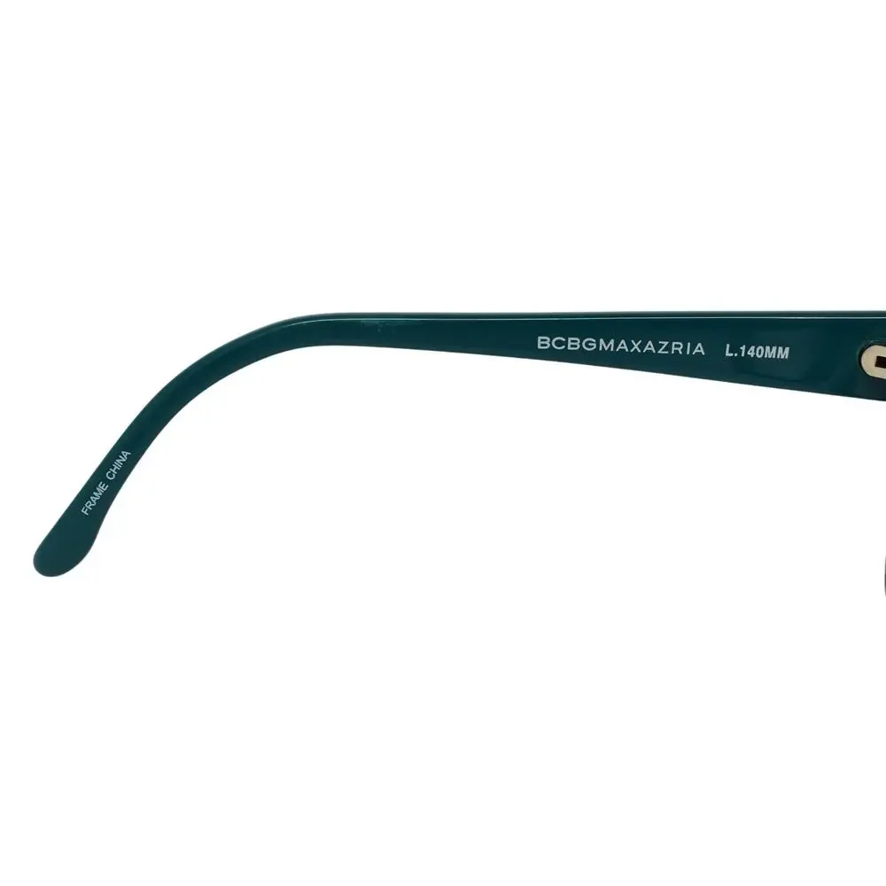 BCBGMAXAZRIA Admire Teal Multi 57-17-140mm Sunglass / Eyeglass FRAMES ONLY -GOOD